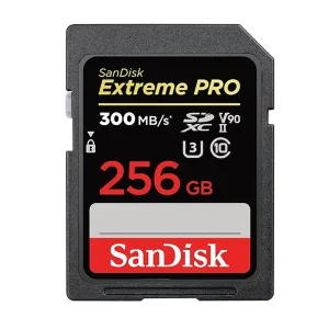 کارت حافظه SDXC سن دیسک مدل Extreme Pro  استاندارد UHS-II سرعت 300MBps ظرفیت 256 گیگابایت