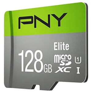 کارت حافظه microSDXC پی ان وای مدل Elite کلاس 10 استاندارد UHS-I U1 سرعت 100MBps ظرفیت 128 گیگابایت به همراه آداپتور SD