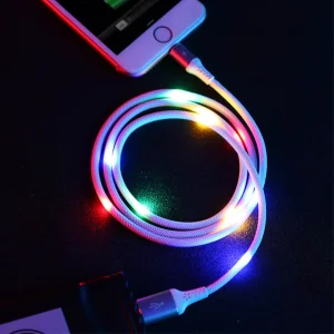 کابل تبدیل usb به لایتنینگ ریمکس مدل luminous  طول ۱ متر