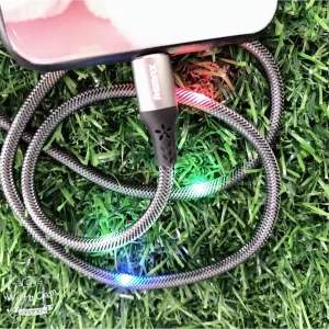 کابل تبدیل usb به لایتنینگ ریمکس مدل luminous  طول ۱ متر