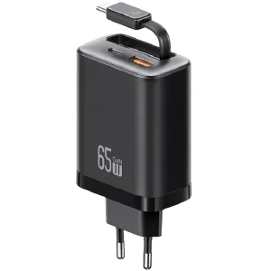 شارژر دیواری 45 وات 2 پورت یوسمز مدل CC299 به همراه کابل Type-C به طول 0.9 متر