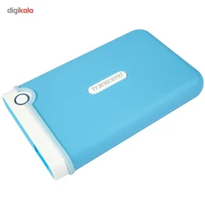 هارد اکسترنال ترنسند مدل StoreJet 25M3 ظرفیت دو ترابایت دارای رابط USB Type-A 2.0