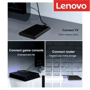 هارد اکسترنال لنوو مدل f309 ظرفیت 500 گیگابایت با استاندارد ارتباطی USB 3.1 Gen1