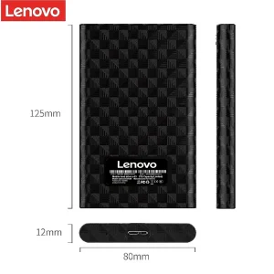 هارد اکسترنال لنوو مدل f309 ظرفیت 500 گیگابایت با استاندارد ارتباطی USB 3.1 Gen1