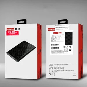 هارد اکسترنال لنوو مدل f309 ظرفیت 500 گیگابایت با استاندارد ارتباطی USB 3.1 Gen1