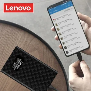 هارد اکسترنال لنوو مدل f309 ظرفیت 500 گیگابایت با استاندارد ارتباطی USB 3.1 Gen1