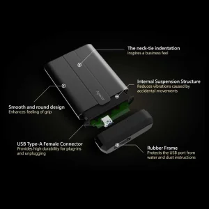 هارد اکسترنال اپیسر مدل AC732 ظرفیت 1 ترابایت ظرفیت یک ترابایت دارای رابط USB Type-A 3.0