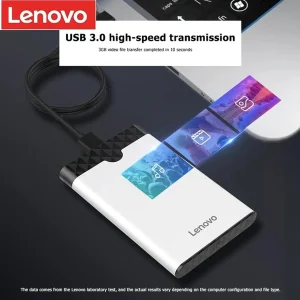 هارد اکسترنال لنوو مدل FS ظرفیت 500 گیگابایت با استاندارد ارتباطی USB 3.1 Gen1