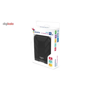 هارد اکسترنال ای دیتا مدل HD710 ظرفیت دو ترابایت دارای رابط USB Type-A 2.0