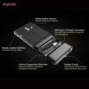 هارد اکسترنال اپیسر مدل AC731 ظرفیت یک ترابایت دارای رابط USB Type-A 3.1