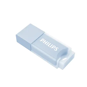 فلش مموری 32 گیگابایت فیلیپس مدل FM10UA-B با رابط USB 2.0، سرعت خواندن 30 مگابایت بر ثانیه، سرعت نوشتن 15 مگابایت بر ثانیه، سازگار با ویندوز، مک OS و لینوکس، مقاوم در برابر خش و اثر انگشت