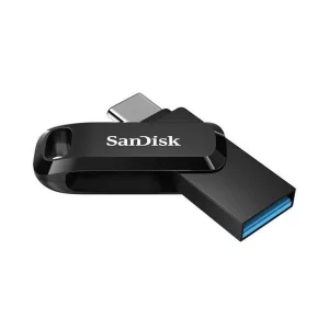 فلش مموری سن دیسک Ultra Dual Drive Go ظرفیت 256 گیگابایت با درگاه USB Type-C مقاوم در برابر خش، شوک، لرزش و گرد و غبار