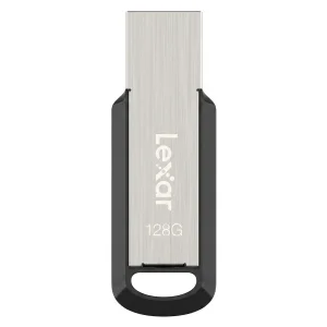 فلش مموری لکسار مدل M400 ظرفیت 128 گیگابایت رابط USB 3.0 مقاوم در برابر ضربه و سازگار با سیستم‌های PC و Mac