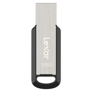 فلش مموری لکسار مدل M400 ظرفیت 128 گیگابایت رابط USB 3.0 مقاوم در برابر ضربه و سازگار با سیستم‌های PC و Mac