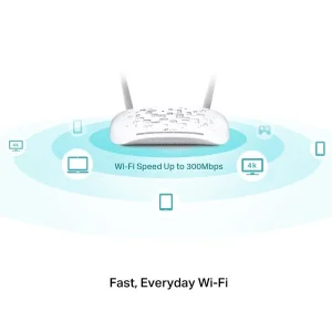 مودم روتر VDSL/ADSL بی‌سیم 300Mbps تی پی-لینک مدل TD-W9970