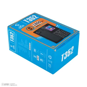 گوشی موبایل جی ال ایکس مدل T352 دو سیم کارت ظرفیت 4 مگابایت و رم 4 مگابایت