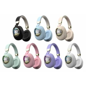 هدفون بی سیم مدل بچه گانه طرح گربه کد CA-037
