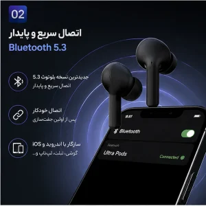 هدفون بلوتوثی مدل TWE