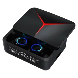 هدفون بلوتوثی مدل M90 Pro بدون قابلیت نویز کنسلینگ، درگاه شارژ USB Type-C، با قابلیت شارژ سریع، دارای نشانگر LED، امکان استفاده به عنوان پاوربانک، مقاوم در برابر آب