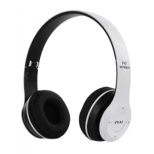 هدفون بلوتوثی مدل P47 EDR بدون قابلیت نویز کنسلینگ، درگاه USB Type-C، دارای شیار کارت حافظه، مقاومت در برابر رطوبت و عرق