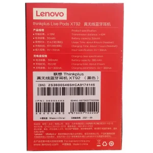 هندزفری بی سیم لنوو مدل Lenovo Live pods High Quality XT92