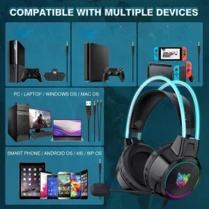 هدست گیمینگ اونیکوما مدل X15 PRO به همراه پایه نگهدارنده