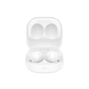 هدفون بلوتوثی سامسونگ مدل Galaxy Buds 2 با نویز کنسلینگ فعال (ANC)، درگاه شارژ USB Type-C، دارای میکروفون داخلی و دو میکروفون خارجی، مقاوم در برابر رطوبت و عرق