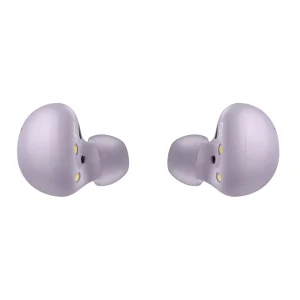 هدفون بلوتوثی سامسونگ مدل Galaxy Buds 2 با نویز کنسلینگ فعال (ANC)، درگاه شارژ USB Type-C، دارای میکروفون داخلی و دو میکروفون خارجی، مقاوم در برابر رطوبت و عرق