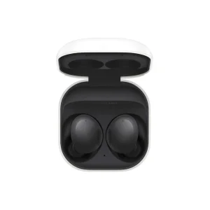 هدفون بلوتوثی سامسونگ مدل Galaxy Buds 2 با نویز کنسلینگ فعال (ANC)، درگاه شارژ USB Type-C، دارای میکروفون داخلی و دو میکروفون خارجی، مقاوم در برابر رطوبت و عرق