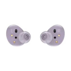 هدفون بلوتوثی سامسونگ مدل Galaxy Buds 2 با نویز کنسلینگ فعال (ANC)، درگاه شارژ USB Type-C، دارای میکروفون داخلی و دو میکروفون خارجی، مقاوم در برابر رطوبت و عرق