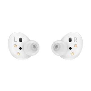 هدفون بلوتوثی سامسونگ مدل Galaxy Buds 2 با نویز کنسلینگ فعال (ANC)، درگاه شارژ USB Type-C، دارای میکروفون داخلی و دو میکروفون خارجی، مقاوم در برابر رطوبت و عرق
