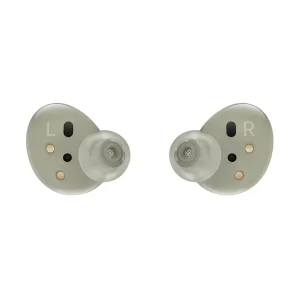 هدفون بلوتوثی سامسونگ مدل Galaxy Buds 2 با نویز کنسلینگ فعال (ANC)، درگاه شارژ USB Type-C، دارای میکروفون داخلی و دو میکروفون خارجی، مقاوم در برابر رطوبت و عرق