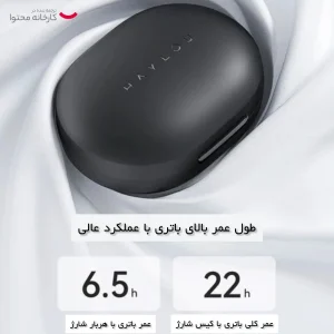 هدفون بلوتوثی هایلو مدل GT7 Neo فاقد فابلیت نویز کنسلینگ، درگاه شارژ USB Type-C، دارای پنل کنترل لمسی، مقاوم در برابر رطوبت و عرق