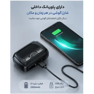 هدفون بلوتوثی گیمینگ مدل TWS