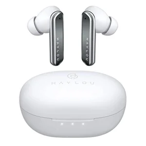 هدفون بلوتوثی هایلو مدل W1 با نویز کنسلینگ میکروفون، درگاه شارژ USB Type-C، دارای 4 میکروفون، پشتیبانی از فرمان لمسی، مقاومت در برابر رطوبت و عرق