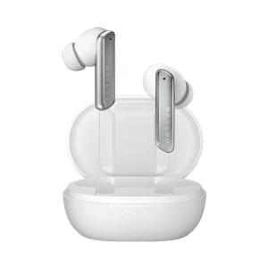 هدفون بلوتوثی هایلو مدل W1 با نویز کنسلینگ میکروفون، درگاه شارژ USB Type-C، دارای 4 میکروفون، پشتیبانی از فرمان لمسی، مقاومت در برابر رطوبت و عرق