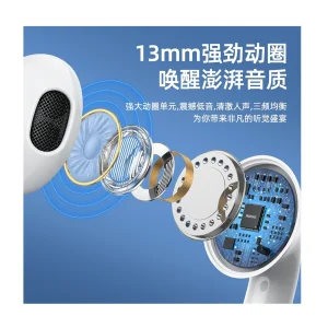 هدفون بلوتوثی ریمکس مدل TWS-10 PLUS فاقد قابلیت نویز کنسلینگ، درگاه شارژ Lightning، پشتیبانی از فرمان لمسی، نمایشگر روی صفحه محفظه شارژ