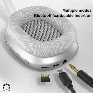 هدفون بلوتوثی مدل HEADPHONE WIRELESS STEREO P9 V5.3 بدون نویز کنسلینگ، درگاه شارژ USB Type-C، با قابلیت اتصال به 2 دستگاه همزمان، دارای باتری قابل شارژ، اتصال دوگانه (بی‌سیم و ‌)، دارای نشانگر LED، دارای شیار کارت حافظه