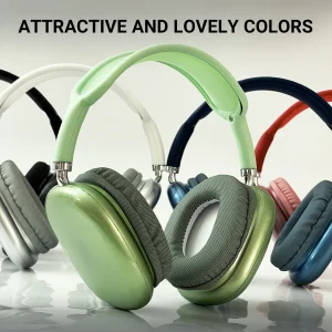 هدفون بلوتوثی مدل HEADPHONE WIRELESS STEREO P9 V5.3 بدون نویز کنسلینگ، درگاه شارژ USB Type-C، با قابلیت اتصال به 2 دستگاه همزمان، دارای باتری قابل شارژ، اتصال دوگانه (بی‌سیم و ‌)، دارای نشانگر LED، دارای شیار کارت حافظه