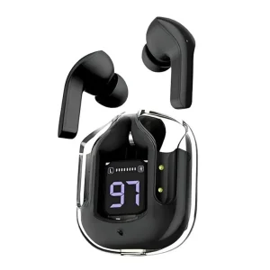 هدفون بلوتوثی Ultrapods Max بدون قابلیت نویز کنسلینگ، درگاه شارژ USB Type-C، دارای صفحه نمایش روی محفظه شارژ، مقاوم در برابر آب و رطوبت با استاندارد IPX4