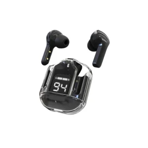 هدفون بلوتوثی Ultrapods Max بدون قابلیت نویز کنسلینگ، درگاه شارژ USB Type-C، دارای صفحه نمایش روی محفظه شارژ، مقاوم در برابر آب و رطوبت با استاندارد IPX4