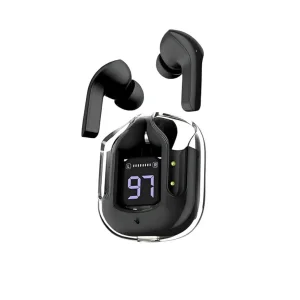 هدفون بلوتوثی Ultrapods Max بدون قابلیت نویز کنسلینگ، درگاه شارژ USB Type-C، دارای صفحه نمایش روی محفظه شارژ، مقاوم در برابر آب و رطوبت با استاندارد IPX4