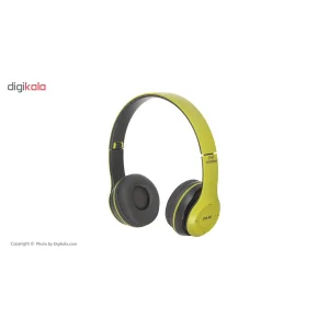 هدفون بلوتوثی مدل P47 بدون قابلیت نویز کنسلینگ، درگاه شارژ Micro USB، دارای شیار کارت حافظه