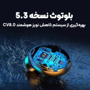 هدفون بلوتوثی گیمینگ مدل TWS 5.4