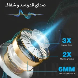 هدفون بلوتوثی گیمینگ مدل TWS 5.4
