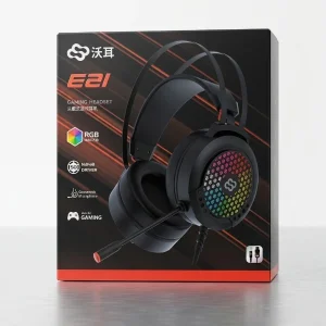 هدست مخصوص بازی مدل E21 RGB