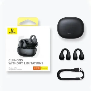 هدفون بلوتوثی باسئوس مدل AirGo AS01 OPEN Ear TWS