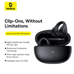 هدفون بلوتوثی باسئوس مدل AirGo AS01 OPEN Ear TWS