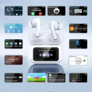 هدفون بلوتوثی مدل Airpods Pro 2 Touch Screen ANC/ENC