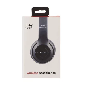 هدفون بی سیم مدل P47 5.0+EDR کد 123